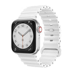 Pulseira de Silicone para Apple Watch Ultra 49mm / Series 8&7 45mm / SE 2&6&SE&5&4 44mm, Para Apple Watch Series 8&7 41mm / SE 2&6&SE&5&4 40mm / 3&2&1 38mm