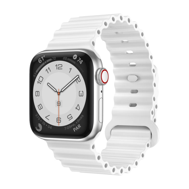 Pulseira de Silicone para Apple Watch Ultra 49mm / Series 8&7 45mm / SE 2&6&SE&5&4 44mm, Para Apple Watch Series 8&7 41mm / SE 2&6&SE&5&4 40mm / 3&2&1 38mm