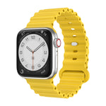 Pulseira de Silicone para Apple Watch Ultra 49mm / Series 8&7 45mm / SE 2&6&SE&5&4 44mm, Para Apple Watch Series 8&7 41mm / SE 2&6&SE&5&4 40mm / 3&2&1 38mm