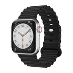 Pulseira de Silicone para Apple Watch Ultra 49mm / Series 8&7 45mm / SE 2&6&SE&5&4 44mm, Para Apple Watch Series 8&7 41mm / SE 2&6&SE&5&4 40mm / 3&2&1 38mm