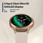 Zeblaze Btalk 2 Smartwatch HD com Ecrã Redondo de 1,3 polegadas Suporta Chamadas de Voz/Monitorização de Saúde
