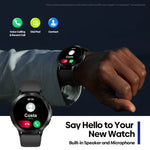 Zeblaze Btalk 2 Smartwatch HD com Ecrã Redondo de 1,3 polegadas Suporta Chamadas de Voz/Monitorização de Saúde