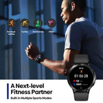 Zeblaze Btalk 2 Smartwatch HD com Ecrã Redondo de 1,3 polegadas Suporta Chamadas de Voz/Monitorização de Saúde