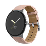 Pulseira de Relógio em Pele Genuína com Costura de Cauda Apontada, Para Google Pixel Watch 4 / 3 / 2 / 1 41mm