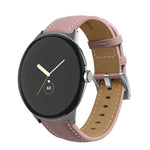 Pulseira de Relógio em Pele Genuína com Costura de Cauda Apontada, Para Google Pixel Watch 4 / 3 / 2 / 1 41mm