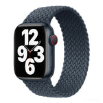 Pulseira de relógio trançada em nylon de uma volta para Apple Watch Series 8&7 41mm / SE 2&6&SE&5&4 40mm / 3&2&1 38mm, para Apple Watch Series 8&7 41mm, 135mm, para Apple Watch Series 8&7 41mm, 135mm