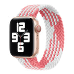 Pulseira de relógio trançada em nylon de uma volta para Apple Watch Series 8&7 41mm / SE 2&6&SE&5&4 40mm / 3&2&1 38mm, para Apple Watch Series 8&7 41mm, 135mm, para Apple Watch Series 8&7 41mm, 135mm