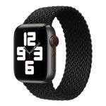 Pulseira de relógio trançada em nylon de uma volta para Apple Watch Series 8&7 41mm / SE 2&6&SE&5&4 40mm / 3&2&1 38mm, para Apple Watch Series 8&7 41mm, 135mm, para Apple Watch Series 8&7 41mm, 135mm