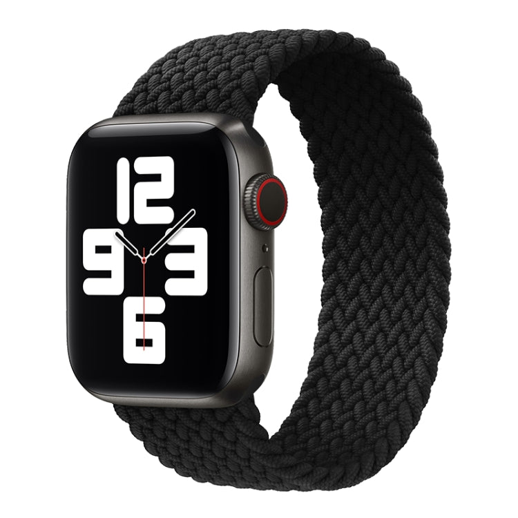 Pulseira de relógio trançada em nylon de uma volta para Apple Watch Series 8&7 41mm / SE 2&6&SE&5&4 40mm / 3&2&1 38mm, para Apple Watch Series 8&7 41mm, 135mm, para Apple Watch Series 8&7 41mm, 135mm