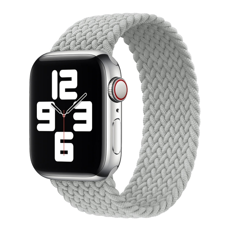 Pulseira de relógio trançada em nylon de uma volta para Apple Watch Series 8&7 41mm / SE 2&6&SE&5&4 40mm / 3&2&1 38mm, para Apple Watch Series 8&7 41mm, 135mm, para Apple Watch Series 8&7 41mm, 135mm