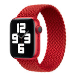 Pulseira de relógio trançada em nylon de uma volta para Apple Watch Series 8&7 41mm / SE 2&6&SE&5&4 40mm / 3&2&1 38mm, para Apple Watch Series 8&7 41mm, 135mm, para Apple Watch Series 8&7 41mm, 135mm