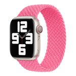 Pulseira de relógio trançada em nylon de uma volta para Apple Watch Series 8&7 41mm / SE 2&6&SE&5&4 40mm / 3&2&1 38mm, para Apple Watch Series 8&7 41mm, 135mm, para Apple Watch Series 8&7 41mm, 135mm