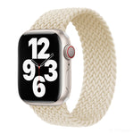 Pulseira de relógio trançada em nylon de uma volta para Apple Watch Series 8&7 41mm / SE 2&6&SE&5&4 40mm / 3&2&1 38mm, para Apple Watch Series 8&7 41mm, 135mm, para Apple Watch Series 8&7 41mm, 135mm