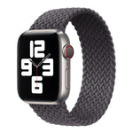 Pulseira de relógio trançada em nylon de uma volta para Apple Watch Series 8&7 41mm / SE 2&6&SE&5&4 40mm / 3&2&1 38mm, para Apple Watch Series 8&7 41mm, 135mm, para Apple Watch Series 8&7 41mm, 135mm
