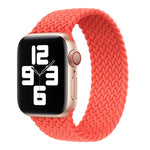 Pulseira de relógio trançada em nylon de uma volta para Apple Watch Series 8&7 41mm / SE 2&6&SE&5&4 40mm / 3&2&1 38mm, para Apple Watch Series 8&7 41mm, 135mm, para Apple Watch Series 8&7 41mm, 135mm