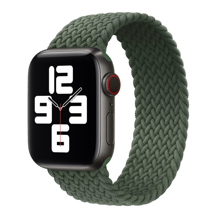 Nylon Single-turn Braided Watch Band For Apple Watch Series 8&7 41mm / SE 2&6&SE&5&4 40mm / 3&2&1 38mm, For Apple Watch Series 8&7 41mm,145mm, For Apple Watch Series 8&7 41mm, 145mm