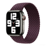 Correia de Relógio Trançada de Nylon de Uma Volta para Apple Watch Series 8&7 41mm / SE 2&6&SE&5&4 40mm / 3&2&1 38mm, Para Apple Watch Series 8&7 41mm,155mm, Para Apple Watch Series 8&7 41mm, 155mm