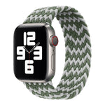 Correia de Relógio Trançada de Nylon de Uma Volta para Apple Watch Series 8&7 41mm / SE 2&6&SE&5&4 40mm / 3&2&1 38mm, Para Apple Watch Series 8&7 41mm,155mm, Para Apple Watch Series 8&7 41mm, 155mm