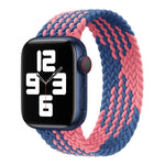 Correia de Relógio Trançada de Nylon de Uma Volta para Apple Watch Series 8&7 41mm / SE 2&6&SE&5&4 40mm / 3&2&1 38mm, Para Apple Watch Series 8&7 41mm,155mm, Para Apple Watch Series 8&7 41mm, 155mm