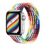 Correia de Relógio Trançada de Nylon de Uma Volta para Apple Watch Series 8&7 41mm / SE 2&6&SE&5&4 40mm / 3&2&1 38mm, Para Apple Watch Series 8&7 41mm,155mm, Para Apple Watch Series 8&7 41mm, 155mm