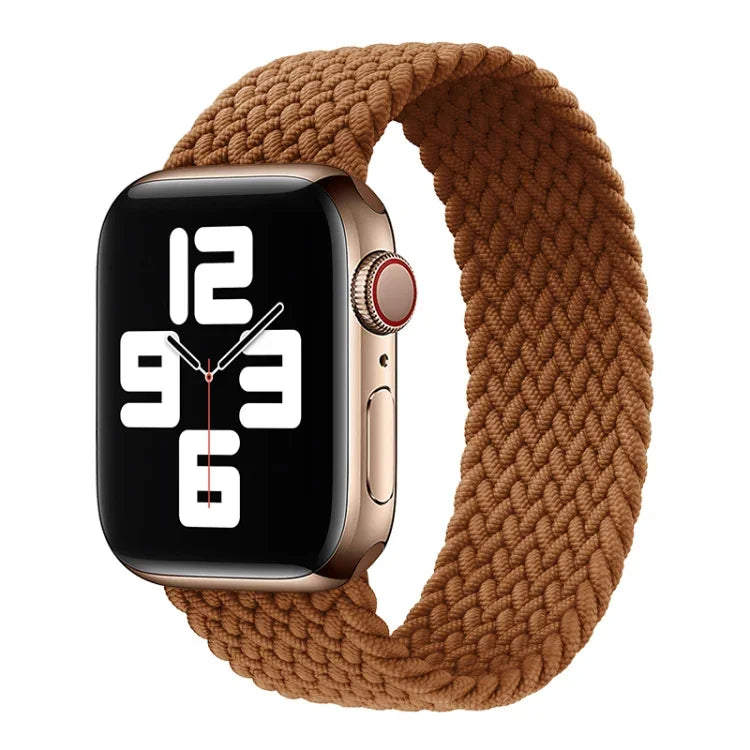 Correia de Relógio Trançada de Nylon de Uma Volta para Apple Watch Series 8&7 41mm / SE 2&6&SE&5&4 40mm / 3&2&1 38mm, Para Apple Watch Series 8&7 41mm,155mm, Para Apple Watch Series 8&7 41mm, 155mm