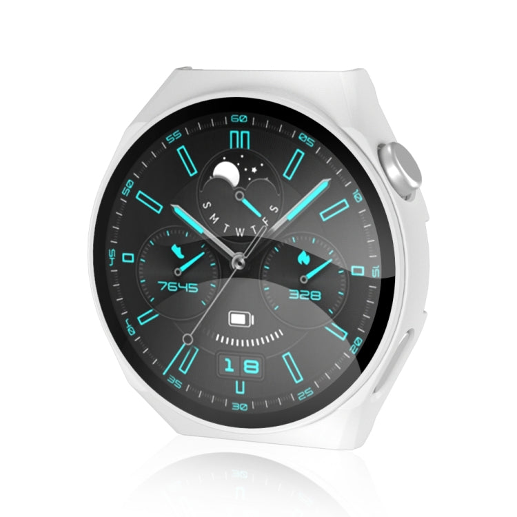 2 in 1 PC Frame + Tempered Glass Film Watch Protective Case, For Huawei GT3 Pro 46mm