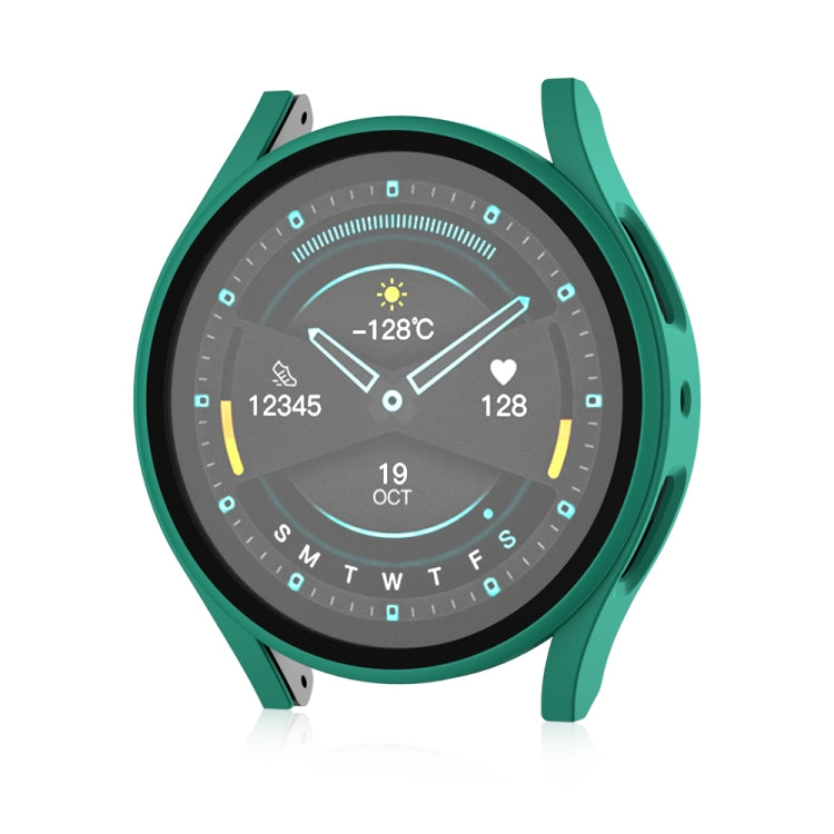 Capa Protetora Integrada de Relógio em PC Fosco + Filme Temperado, Para Samsung Galaxy Watch 5 40mm