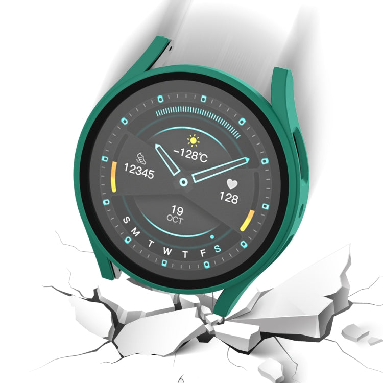 Capa Protetora Integrada de Relógio em PC Fosco + Filme Temperado, Para Samsung Galaxy Watch 5 40mm