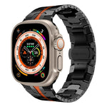 Correia de Relógio em Aço, Para Apple Watch Series 8&7 41mm / SE 2&6&SE&5&4 40mm / 3&2&1 38mm, Para Apple Watch Ultra 49mm / Series 8&7 45mm / SE 2&6&SE&5&4 44mm / 3&2&1 42mm