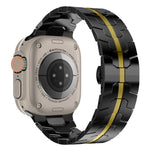 Correia de Relógio em Aço, Para Apple Watch Series 8&7 41mm / SE 2&6&SE&5&4 40mm / 3&2&1 38mm, Para Apple Watch Ultra 49mm / Series 8&7 45mm / SE 2&6&SE&5&4 44mm / 3&2&1 42mm