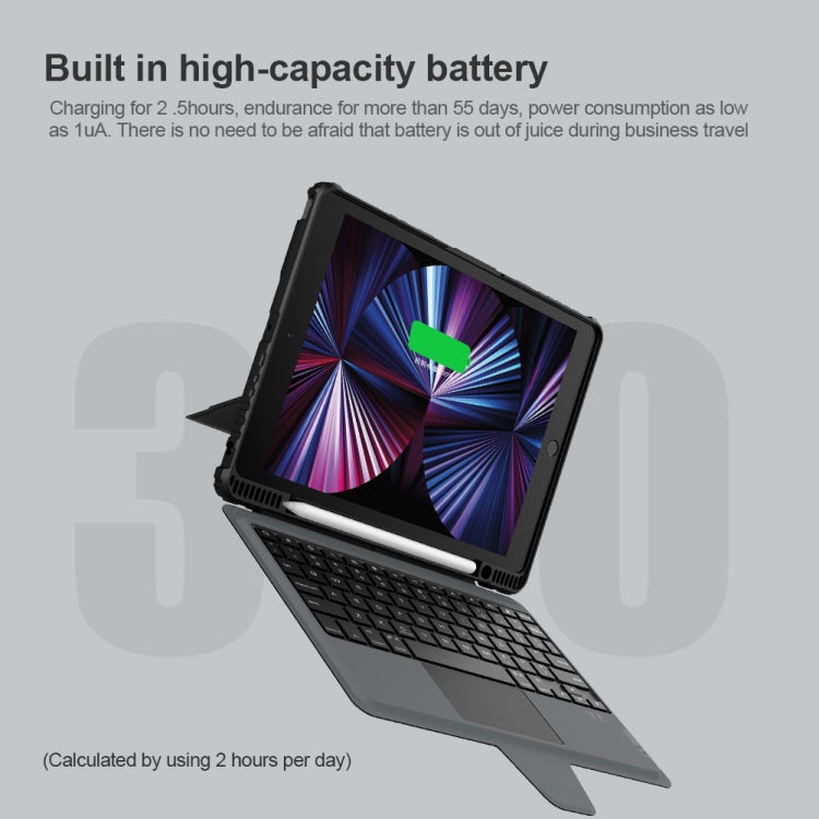 Capa Teclado Combo Nillkin Bumper, Para iPad 10.2 2019/2020/2021