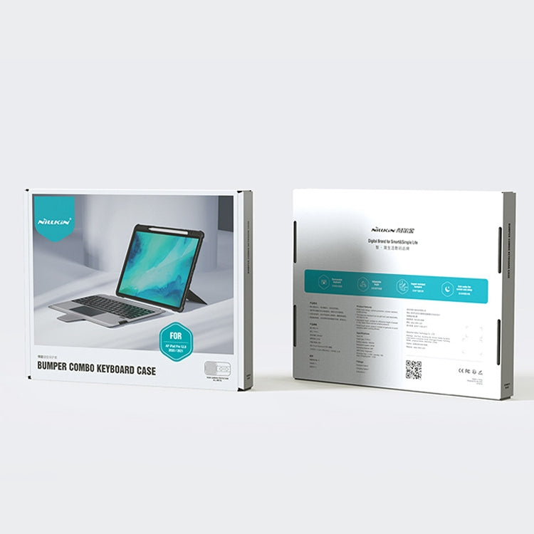 Capa Teclado Combo Nillkin Bumper, Para iPad 10.2 2019/2020/2021