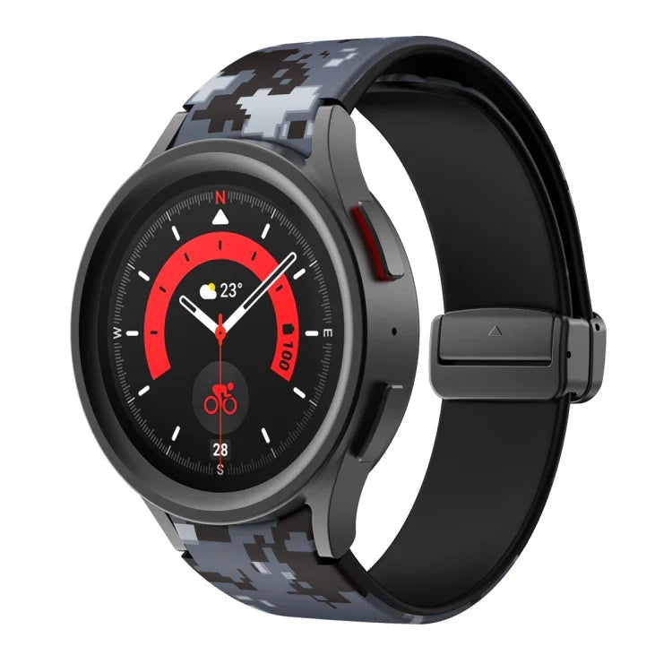 Magnetic Printed Silicone Watch Band, For Samsung Galaxy Watch5