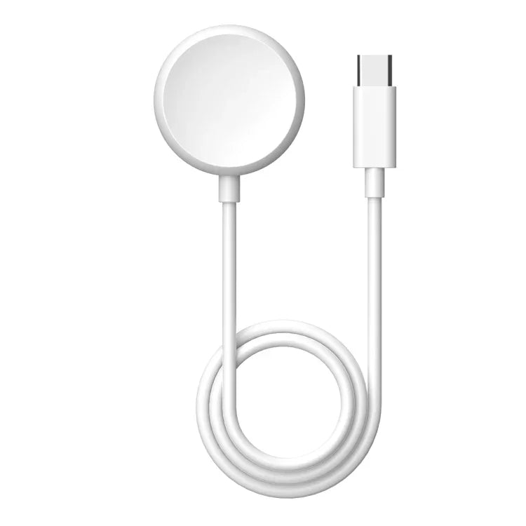 Cabo de Carregamento Magnético para Smart Watch, Comprimento: 1m, Para Google Pixel Watch Porta Type-C, Para Google Pixel Watch Porta USB
