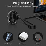 Cabo de Carregamento Magnético para Smart Watch, Comprimento: 1m, Para Google Pixel Watch Porta Type-C, Para Google Pixel Watch Porta USB