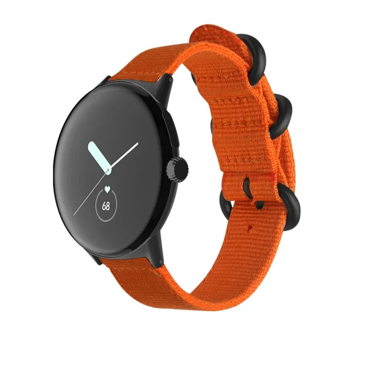 Pulseira de Relógio em Nylon Trançado com Fivela de Aço, Para Google Pixel Watch 4 / 3 / 2 / 1 41mm