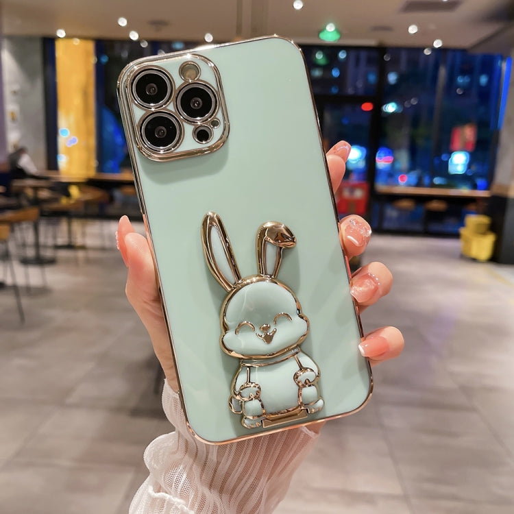 Plating Rabbit Holder Phone Case, For iPhone 11 Pro Max, For iPhone X / XS, For iPhone XR, For iPhone XS Max