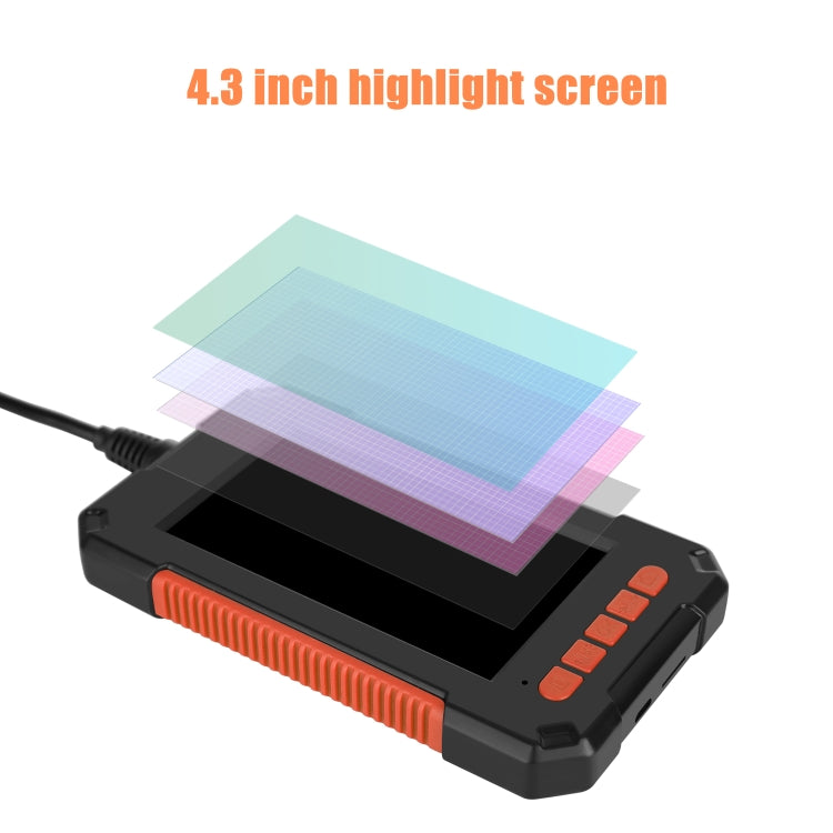 Endoscópio industrial portátil integrado com ecrã vertical HD impermeável P40 8mm, 2m, 5m, 10m