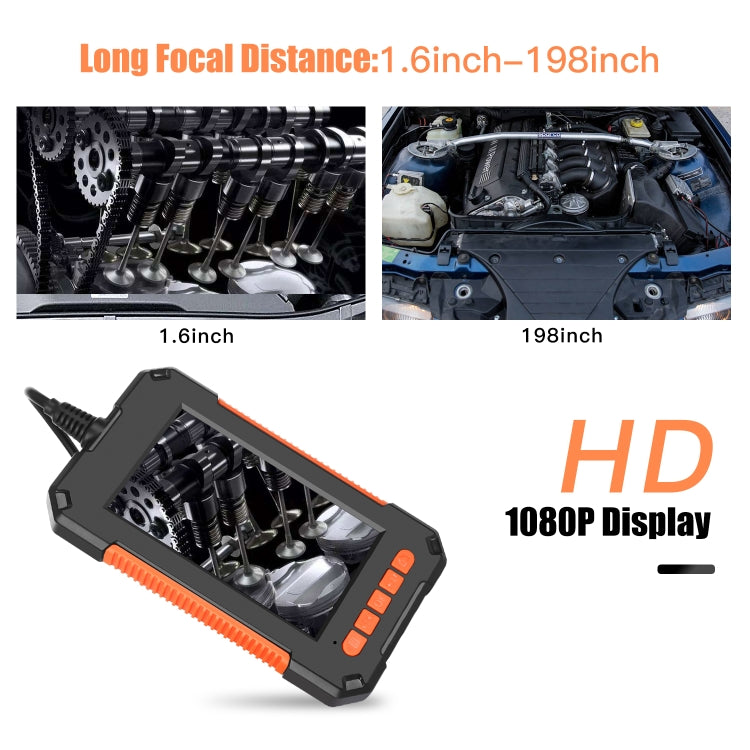 Endoscópio industrial portátil integrado com ecrã vertical HD impermeável P40 8mm, 2m, 5m, 10m