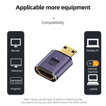 Adaptador HDMI 2.1 8K para Micro HDMI, D8K-01, D8K-02, D8K-03, D8K-04, D8K-05, C8K-01, C8K-02, C8K-03, C8K-04, C8K-05, C8K-06, C8K-07