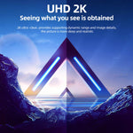 Adaptador HDMI 2 em 1 2K 60Hz com Luzes Indicadoras