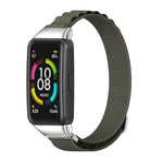 MIJOBS Nylon Breathable Watch Band, For Huawei Band 6 / Honor Band 6, For Huawei Band 7 / 7 NFC