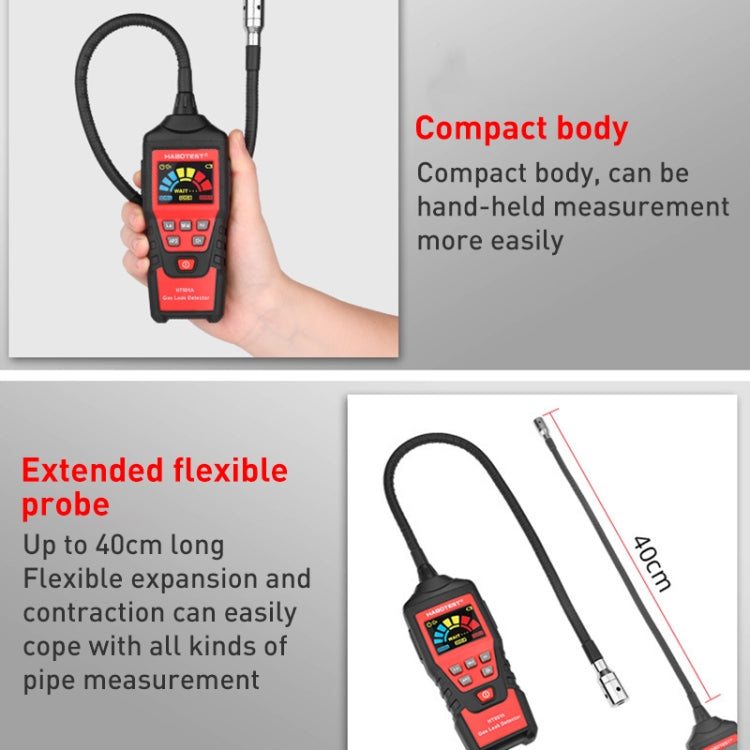 Detector de gás combustível HABOTEST HT601A modelo com bateria, HT601A