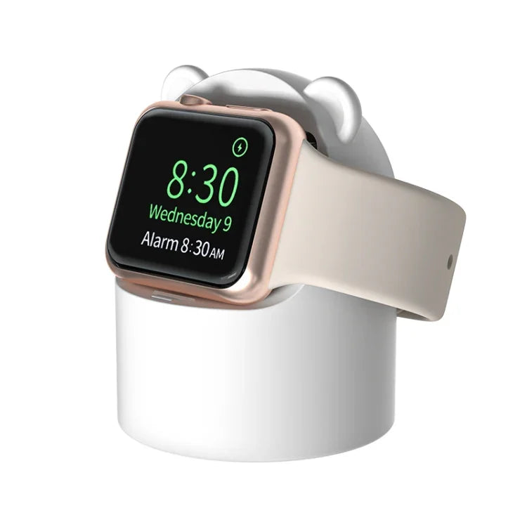 Suporte de Carregamento em Silicone para Apple Watch Smart Watch sem Carregador