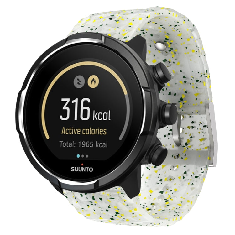 Rhombus Texture Silicone Watch Band, For Suunto 9