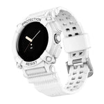 Pulseira de Relógio Integrada de Cor Sólida Três-Prova, Para Google Pixel Watch