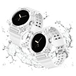 Pulseira de Relógio Integrada de Cor Sólida Três-Prova, Para Google Pixel Watch