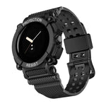 Pulseira de Relógio Integrada de Cor Sólida Três-Prova, Para Google Pixel Watch