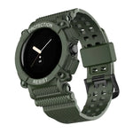 Pulseira de Relógio Integrada de Cor Sólida Três-Prova, Para Google Pixel Watch