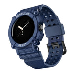 Pulseira de Relógio Integrada de Cor Sólida Três-Prova, Para Google Pixel Watch